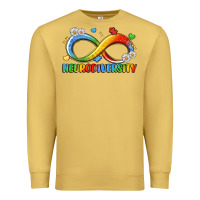 Antique Gold neurodiversity Premium Sweatshirt - LillyAllenDesigns