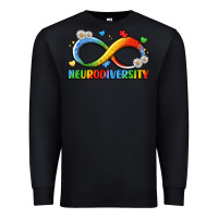 Black neurodiversity Premium Sweatshirt - LillyAllenDesigns