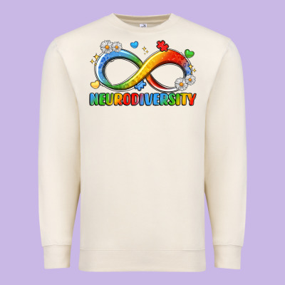 Neurodiversity Premium Sweatshirt Designed By Lillyallendesigns