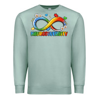 Seafoam neurodiversity Premium Sweatshirt - LillyAllenDesigns