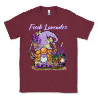 Burgundy fresh lavender gnome Classic Tee - BarkalooDesign