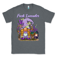Charcoal Heather fresh lavender gnome Classic Tee - BarkalooDesign