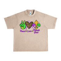 French Oak peace love mardi gras Urban Heavy Tee - JahusDesignShop