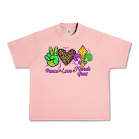 Salmon peace love mardi gras Urban Heavy Tee - JahusDesignShop