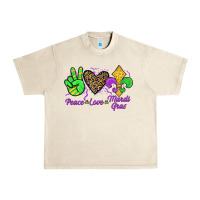 Sandshell peace love mardi gras Urban Heavy Tee - JahusDesignShop