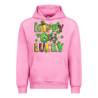 Fuchsia Pink happy go lucky Urban Hoodie - Artiststas