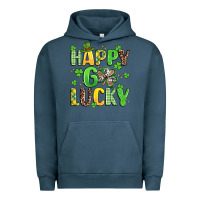 Pigment Midnight Navy happy go lucky Urban Hoodie - Artiststas