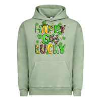 Pigment Oil Green happy go lucky Urban Hoodie - Artiststas
