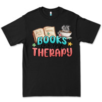 Black books are my therapy Premium Tee - MaliasSmallBusiness