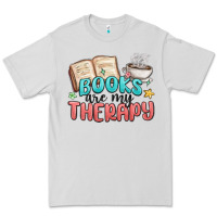 Books Are My Therapy Premium Tee | Teevron
