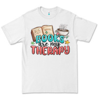 White books are my therapy Premium Tee - MaliasSmallBusiness