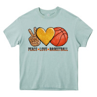 Arona peace love basketball Heavy Core Tee - AdoDesignShop