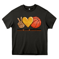 Asphalt peace love basketball Heavy Core Tee - AdoDesignShop