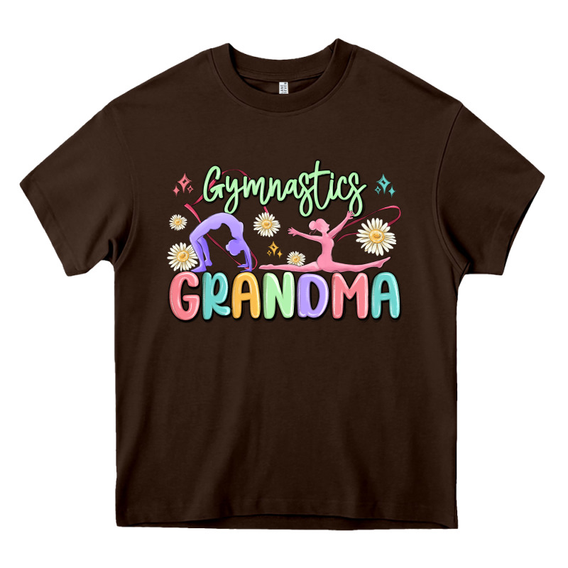 Gymnastics Grandma Heavy Core Tee by MaliasSmallBusiness | Teevron