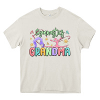 Cream gymnastics grandma Heavy Core Tee - MaliasSmallBusiness