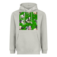 Moon Dust holstein cows seamless pattern Heavyweight Hoodie - BundleAndBundleShop