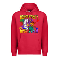 Cardinal Neurodiversity is beautiful Premium Hoodie - FaDigitalArtStudio