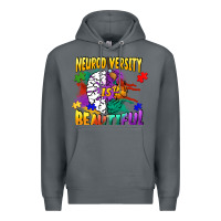 Rock Neurodiversity is beautiful Premium Hoodie - FaDigitalArtStudio