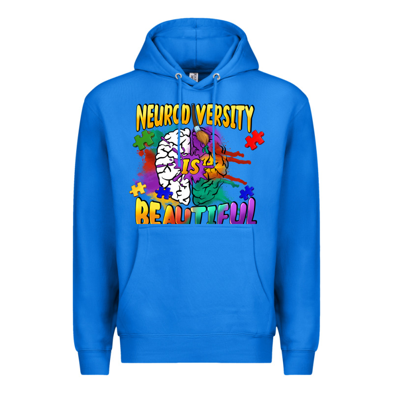 Neurodiversity Is Beautiful Premium Hoodie by FaDigitalArtStudio | Teevron