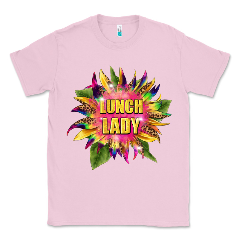 Lunch Lady Tie Dye Sunflower Classic Tee by BarkalooDesign | Teevron