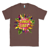 Chestnut lunch lady tie dye sunflower Classic Tee - BarkalooDesign