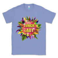 Colony Blue lunch lady tie dye sunflower Classic Tee - BarkalooDesign