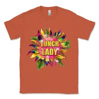 Copper lunch lady tie dye sunflower Classic Tee - BarkalooDesign