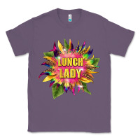 Lavender lunch lady tie dye sunflower Classic Tee - BarkalooDesign