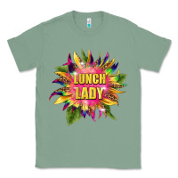Sage lunch lady tie dye sunflower Classic Tee - BarkalooDesign