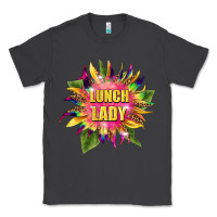 Smoke lunch lady tie dye sunflower Classic Tee - BarkalooDesign