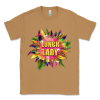 Toasted Coconut lunch lady tie dye sunflower Classic Tee - BarkalooDesign