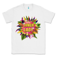 White lunch lady tie dye sunflower Classic Tee - BarkalooDesign