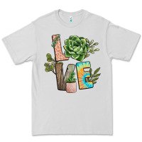 Dove Grey plant love Premium Tee - NancyCooperArtShop
