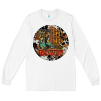 White Christmas Cowboy Boots Long Sleeve Tee - RanaPortraitStore
