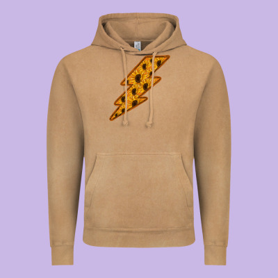 Sunflower Lightning Vintage Hoodie Designed By Bettercallsaul