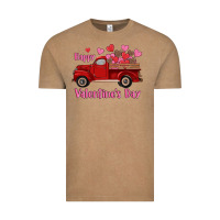 Vintage Coffee happy valentine's day truck hearts Vintage Tee - RanaPortraitStore