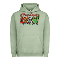 Pigment Oil Green friendsmas crew Urban Hoodie - Artiststas