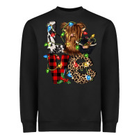 Black love cow gnomies Heavyweight Sweatshirt - CowGirlArtShop