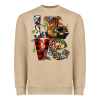 Mushroom love cow gnomies Heavyweight Sweatshirt - CowGirlArtShop