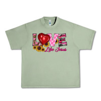 Oil Green valentine's day love like jesus Urban Heavy Tee - RanaPortraitStore