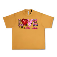 Peanut Butter valentine's day love like jesus Urban Heavy Tee - RanaPortraitStore