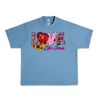 Valentine's Day Love Like Jesus Urban Heavy Tee | Teevron
