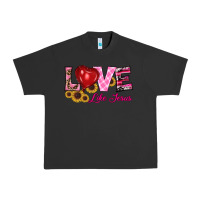 Pigment Black valentine's day love like jesus Urban Heavy Tee - RanaPortraitStore