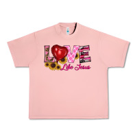 Salmon valentine's day love like jesus Urban Heavy Tee - RanaPortraitStore