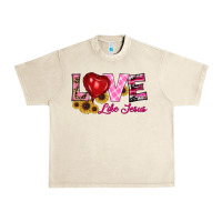 Sandshell valentine's day love like jesus Urban Heavy Tee - RanaPortraitStore