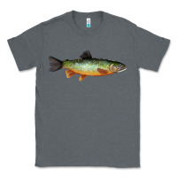Charcoal Heather Greenback Cutthroat Trout Fish Classic Tee - RanaPortraitStore