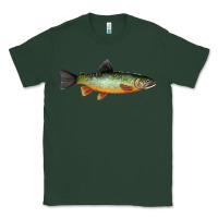 Sports Green Greenback Cutthroat Trout Fish Classic Tee - RanaPortraitStore
