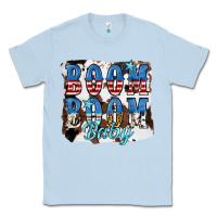 Dusty Blue Boom Boom Baby Classic Tee - JahusDesignShop