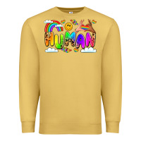 Antique Gold human pride Premium Sweatshirt - LillyAllenDesigns