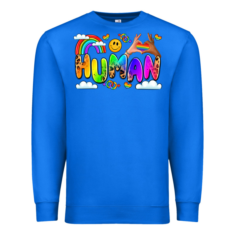 Human Pride Premium Sweatshirt by LillyAllenDesigns | Teevron